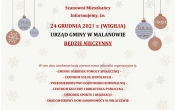 Grafika z informacja o zamknieciu urzedu w dniu 24 grudnia