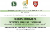 Zaproszenie na Rolnicze Forum Powiatowe-2