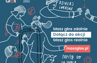 Akcja Masz Glos , plakat informacyjny
