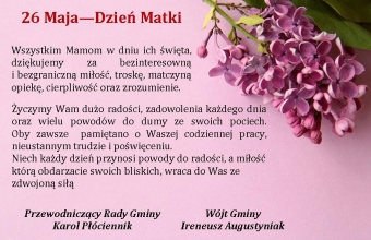 Zyczenia z okazji Dnia matki