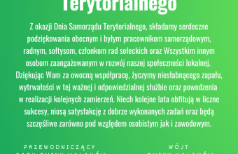 Zyczenia z okazji dnia samorzadu terytorialnego