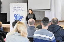 spotkanie z przedsiębiorcami - prowadząca