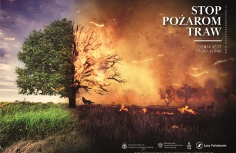 grafika promujaca akcje stop wypalaniu traw