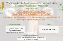 plakat informacyjny - spotkanie ws. pryszczycy