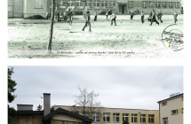 kolaz szkola w malanowie z sala gimnastyczna