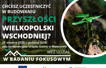 plakat informacyjny - BADANIE FOKUSOWE GRAFIKA POZIOMA